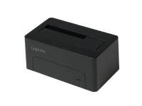 LogiLink QP0026, Harddisk, SSD, SATA, Serial ATA II, Serial ATA III, 2.5,3.5, USB 3.2 Gen 1 (3.1 Gen 1) Type-B, 5 Gbit/s, Svart