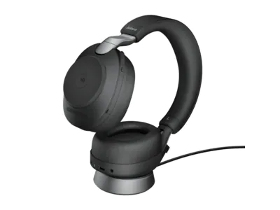 Jabra Evolve2 85, Link380a MS Stereo Stand Black