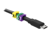 Delock - Cable marker clip set - gul