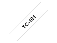 Brother - Svart, gjennomsiktig - Rull (1,2 cm x 7,7 m) 1 stk skriverteip - for P-Touch PT-15, PT-20, PT-2000, PT-3000, PT-500, PT-5000, PT-6, PT-8, PT-8E