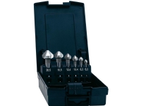 Exact 1605527 Keglesænker-sæt 6.3 mm, 8.3 mm, 10.4 mm, 12.4 mm, 16.5 mm, 20.5 mm HSS TiAIN Cylinderskaft 1 Set