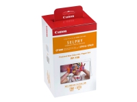 Canon RP-108 - Skrivebåndskassett og papirsett - for SELPHY CP1000, CP1200, CP1300, CP820, CP910