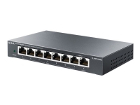 TP-Link TL-RP108GE - Switch - Styrt - 7 x 10/100/1000 (PoE-inngang) + 1 x 10/100/1000 (PoE-utgang) - stasjonær - Reverse PoE