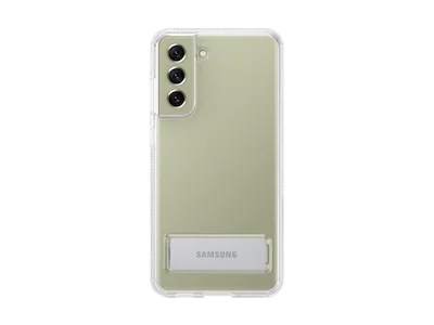Galaxy S21 FE Clear Standing Deksel (gjennomsiktig)