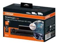 OSRAM ROADsight 50 - Instrumentbordkamera - 1440p / 30 fps - Wi-Fi - GPS - G-Sensor - mørk grå