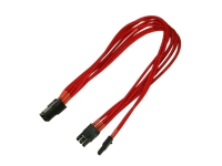 Nanoxia - Strømadapter - 8-pins PCIe-strøm (6+2) (hann) til 6-pins PCIe-strøm (hunn) - 30 cm - rød