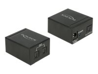 Delock TOSLINK Splitter 1 x TOSLINK in to 2 x TOSLINK out - Lydsplitter + 2 x SPDIF - stasjonær