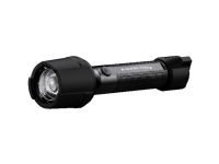 LEDLENSER Robust genopladelig lygte med 4 lysindstillinger 1200/900/390/15 lumen. Lev. Inkl. Ladestation og Li-Ion batteri. IP68