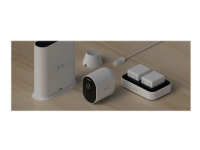 Arlo Ultra 2 Security System - Portinngang + kamera(er) - trådløs (802.11b, 802.11g, 802.11n, 802.11ac, Bluetooth 4.2 LE) - 2 kamera(er) - hvit