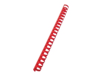 GBC CombBind - 19 mm - 21 ringer - A4 (210 x 297 mm) - 165 ark - rød - 100 stk plastbindekam