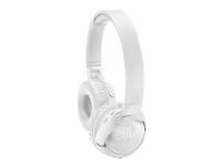 JBL TUNE 600BTNC - Hodetelefoner med mikrofon - on-ear - Bluetooth - trådløs - aktiv støydemping - hvit