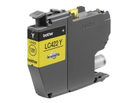 Brother LC422Y - Gul - original - blekkpatron - for Brother MFC-J5340DW, MFC-J5345DW, MFC-J5740DW, MFC-J6540DW, MFC-J6940DW