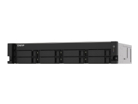 QNAP TS-853DU-RP - NAS-server - 8 brønner - kan monteres i rack - SATA 6Gb/s - RAID 0, 1, 5, 6, 10, 5 hot spare, 6 hot spare, 10 hot spare - RAM 4 GB - 2.5 Gigabit Ethernet - iSCSI støtte - 2U
