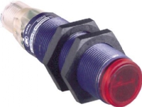 TELEMECANIQUE SENSORS Fotoaftaster i plastikhus Ø 18 mm. Diffruse tasteafstand 600mm, PNP - NO M12, 4 polet