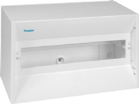 HAGER Miniafdækning GD110E 10 moduler med PE-klemme HxBxD: 180 x 218 x 82 mm IP 30