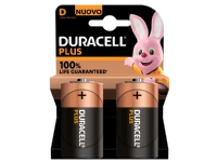 Duracell Plus batteri D - Alkaline batteri 1,5V, pakke a 2stk