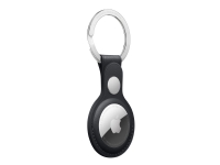 Apple - Eske for airtag - rustfritt stål, lær - midnatt - for AirTag