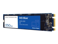 WD Blue 3D NAND SATA SSD WDS250G2B0B - Solid State Drive - 250 GB - intern - M.2 2280 - SATA 6Gb/s