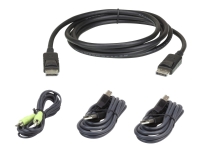 ATEN 2L-7D03UDPX4 - Tastatur / video / musekabelsett (KVM) - TAA-samsvar