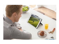 Logitech Combo Touch - Tastatur og folioveske - med styrepute - bakgrunnsbelyst - Apple Smart connector - QWERTY - Pan Nordic - grafitt - for Apple 10.5-inch iPad Air (3. generasjon) 10.5-inch iPad Pro