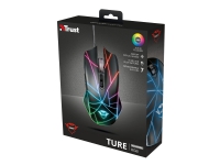 Trust Gaming GXT 160X Ture - Mus - høyrehendt - optisk - 7 knapper - kablet - USB 2.0