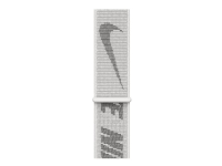 Apple Nike - Sløyfe for smart armbåndsur - Normal størrelse - tindhvit - for Watch (42 mm, 44 mm, 45 mm)
