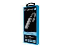 Sandberg USB-C Dock HDMI+3xUSB+PD 100W - Dokkingstasjon - USB-C - HDMI