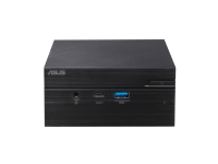 ASUS Mini PC PN41 BBC090MCN - Barebone - mini-PC - 1 x Celeron N4500 / 1.1 GHz - RAM 0 GB - UHD Graphics - 2.5 GigE, Bluetooth 5.2 - WLAN: 802.11a/b/g/n/ac/ax, Bluetooth 5.2 - svart