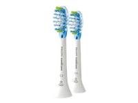 Philips Sonicare C3 Premium HX9042 Plaque Control - Utskiftningsbørstehode - for tannbørste - hvit (en pakke 2)