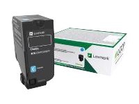 Lexmark - Cyan - original - tonerpatron LRP - for Lexmark CS727de, CS728de, CX727de