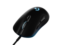 Logitech G G403 HERO, Høyre hendt, Optisk, USB Type-A, 25600 DPI, 1 ms, Sort