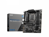 MSI PRO B660M-A DDR4 - Hovedkort - mikro ATX - LGA1700-sokkel - B660 Chipset - USB-C Gen1, USB 3.2 Gen 1, USB 3.2 Gen 2 - 2.5 Gigabit LAN - innbygd grafikk (CPU kreves) - HD-lyd (8-kanalers)