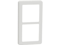 LAURITZ KNUDSEN FUGA Base 63 designramme 2x1 modul, hvid.