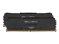 Ballistix - DDR4 - sett - 32 GB: 2 x 16 GB - DIMM 288-pin - 2666 MHz / PC4-21300 - CL16 - 1.2 V - ikke-bufret - ikke-ECC - svart