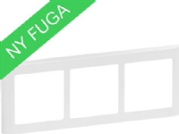 LAURITZ KNUDSEN FUGA SOFT designramme 3 modul vandret, hvid.
