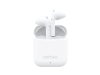 DEFUNC TRUE GO SLIM, Hodetelefoner, In-ear, Musikk, Hvit, Stereofonisk, Berøringskontroll