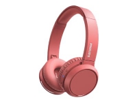 Philips TAH4205RD - Hodetelefoner med mikrofon - on-ear - Bluetooth - trådløs - lydisolerende - rød
