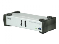 ATEN CS1912 KVMP Switch - KVM / lyd / USB-svitsj - 2 x KVM/lyd/USB - 1 lokalbruker - stasjonær