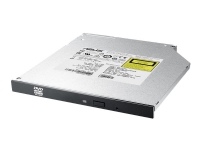 ASUS SDRW-08U1MT - Platestasjon - DVD±RW (±R DL) / DVD-RAM - 8x/8x/5x - Serial ATA - intern - 9,5 mm høyde - svart