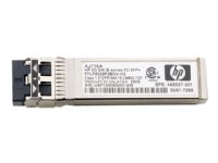 HPE B-Series - SFP+ transceivermodul - 8 Gb-fiberkanal (SW) - Fiberkanal - for Brocade 16Gb/12, 16Gb/24 HPE 8/24, 8/8 StoreFabric SN4000, SN6500, SN8600B 4-slot