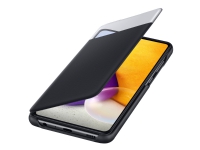 Samsung S View EF-EA725 - Lommebok for mobiltelefon - svart - for Galaxy A72