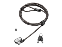 Kensington ClickSafe 2.0 Keyed Laptop Lock - Sikkerhetskabellås - 1.8 m