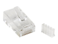 StarTech.com Cat 6 RJ45 Modular Plug for Solid Wire - 50 Pack (CRJ45C6SOL50) - Nettverkkontakt - RJ-45 (hann) - CAT 6 - blank (en pakke 50) - for P/N: WIRC6CMPBLU