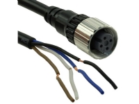 PUR kabel M8 4p hun lige 5m