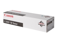 Canon C-EXV 18 - Svart - original - tonerpatron - for imageRUNNER 1018, 1018J, 1022A, 1022F, 1022i, 1022IF, 1024iF