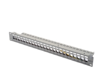 DIGITUS Professional DN-91410 - Koblingspanel - RJ-45 X 24 - RAL 7035 - 1U - 19
