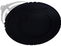 Schneider Electric ZB4BS52 Frontelement til trykknap kan nulstilles, kan låses (Ø) 22 mm Tom Krom, Sort 1 stk