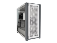 CORSAIR 5000D AIRFLOW - MDT - ATX - sidepanel med vindu (herdet glass) - ingen strømforsyning (ATX) - hvit - USB/lyd