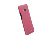 Krusell ColorCover - Beskyttende deksel for mobiltelefon - plastikk - metallisk rosa - for HTC One