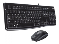 Logitech Desktop MK120 - Tastatur- og mussett - USB - Engelsk